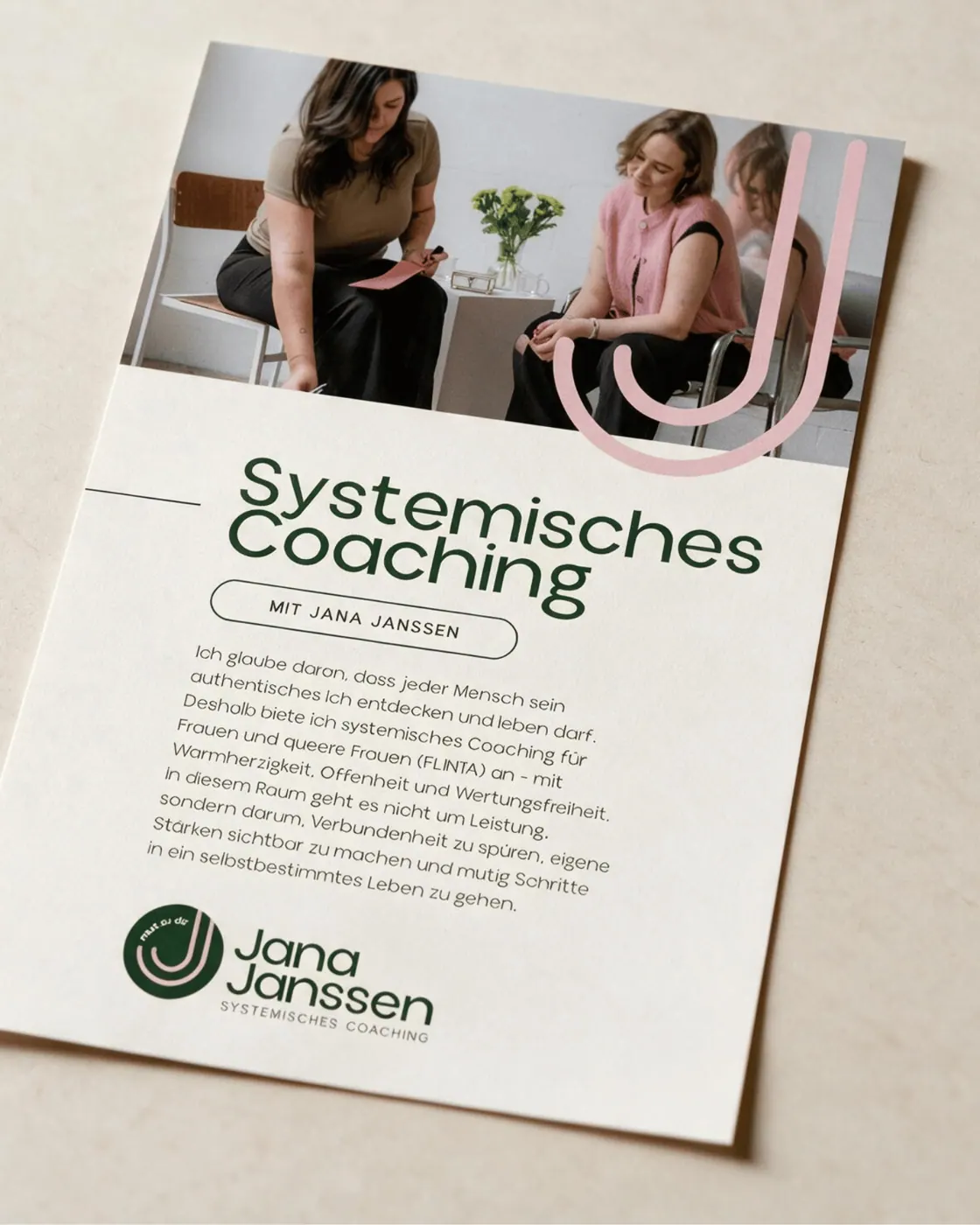 Flyer Systemisches Coaching von Jana Janssen