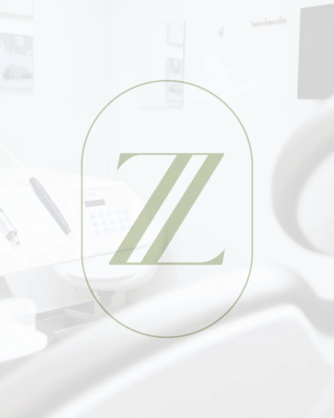 Zahnzauber Logo-Emblem in hellem Grün