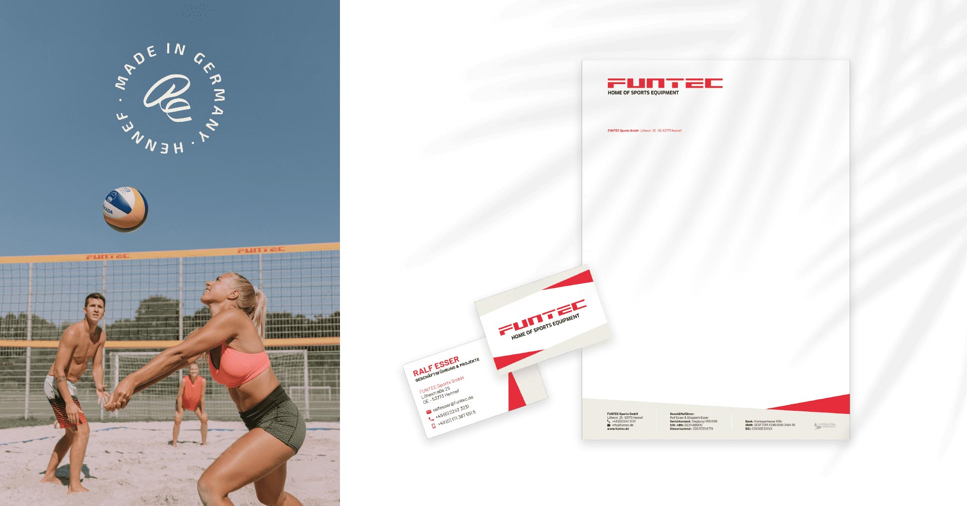 Poster, Visitenkarten und Schreibblock von Funtec