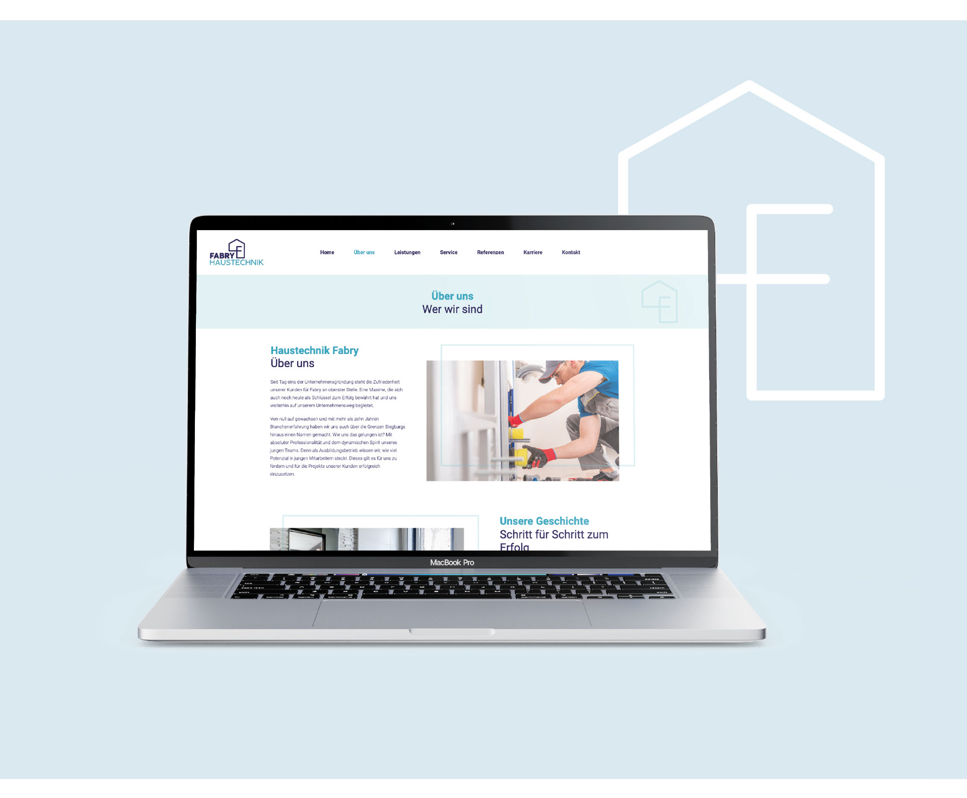 Haustechnik Fabry // Webseite